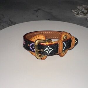 Louis Vuitton Murakami leather bracelet